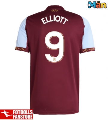 Aston Villa Harvey Elliott #9 Hemmatröja 2025-26 Kortärmad